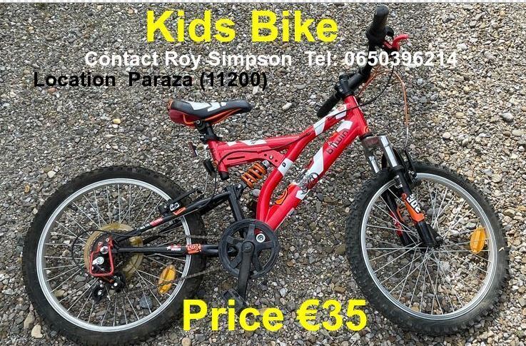 kid bike advert